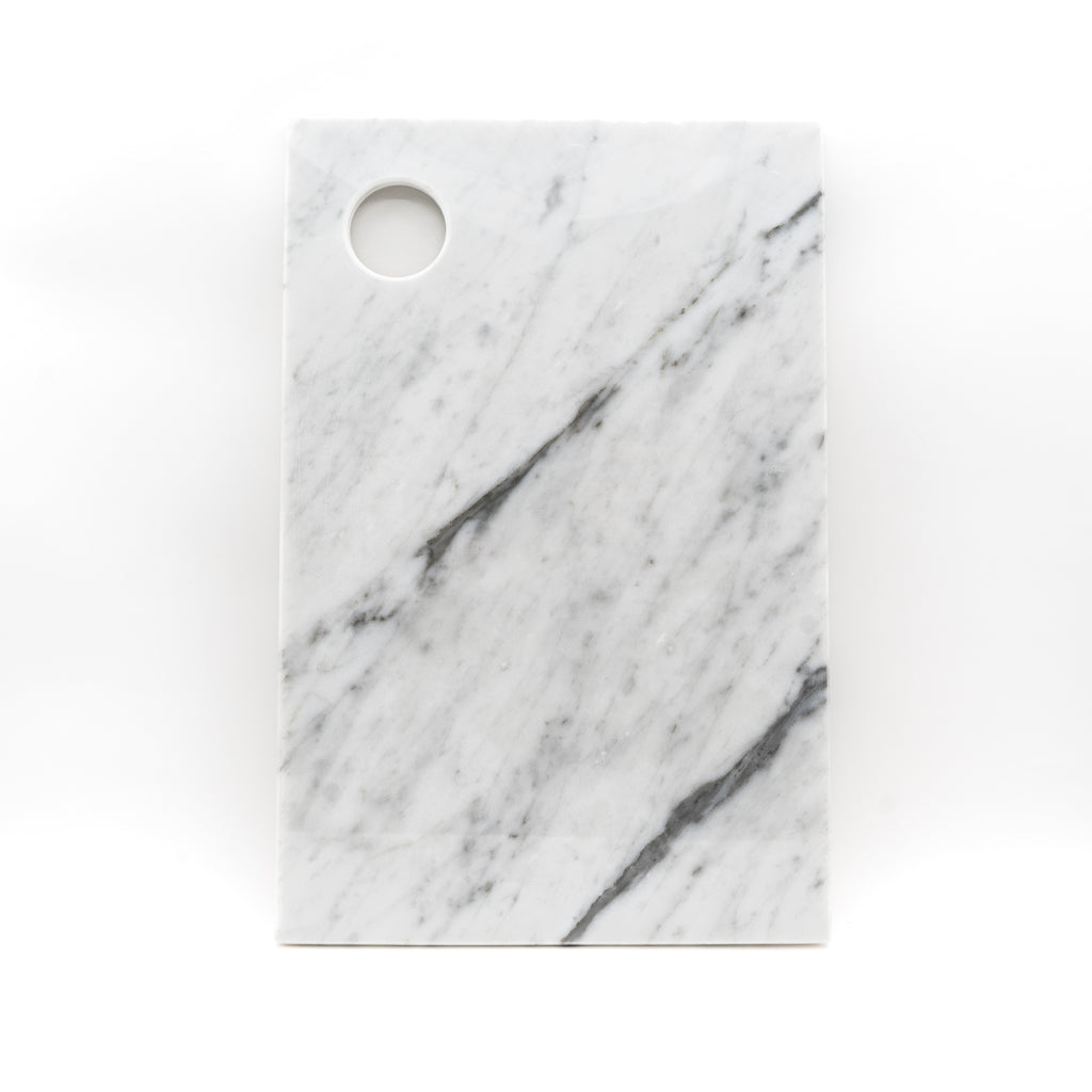 TAGLIERE "CEDRO"  MARMO BIANCO DI CARRARA