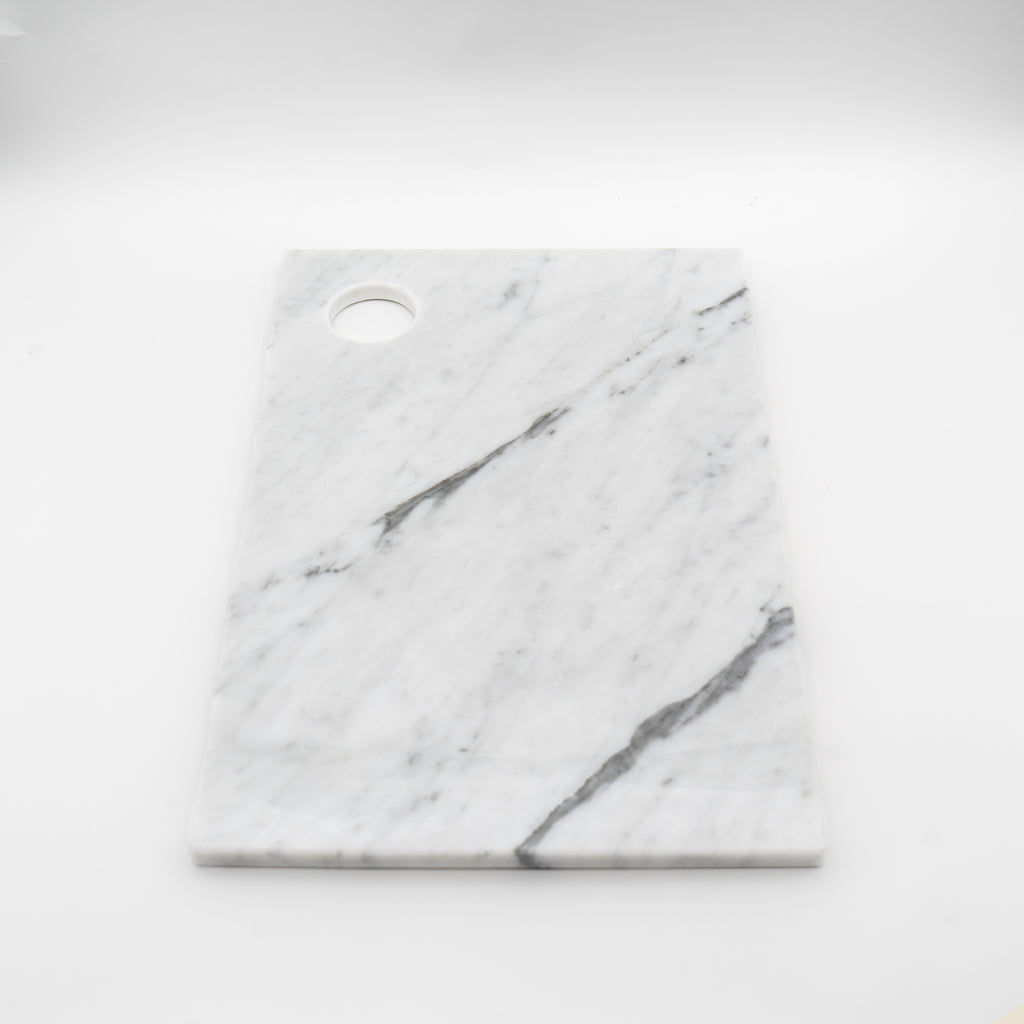 TAGLIERE "CEDRO"  MARMO BIANCO DI CARRARA