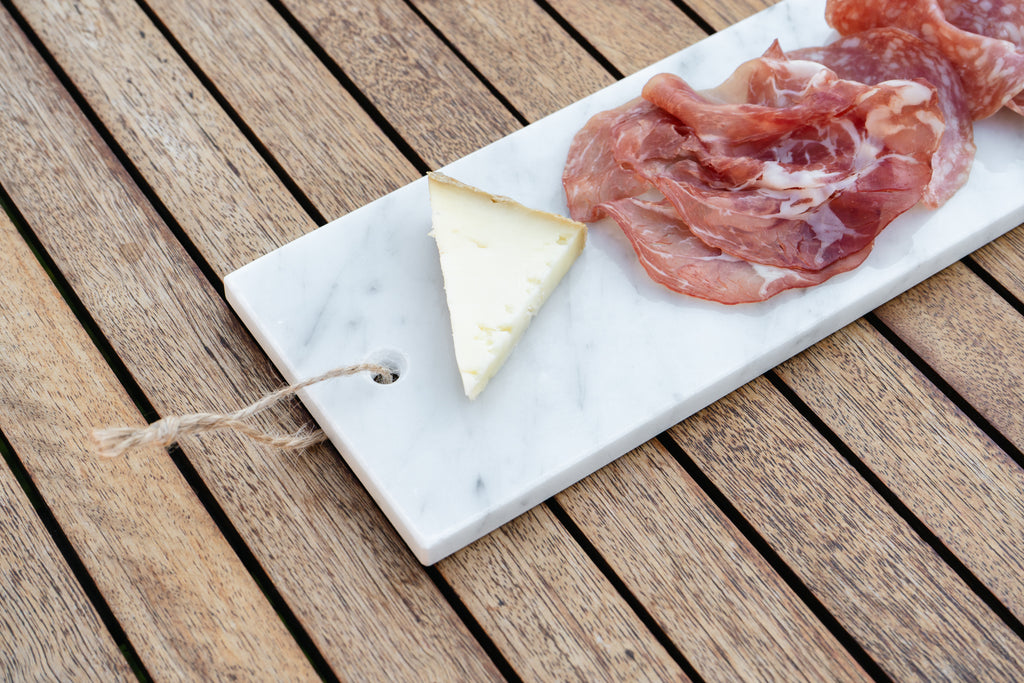 TAGLIERE "OLIVO"  MARMO BIANCO CARRARA