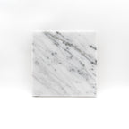 CENTROTAVOLA "ARANCIO" MARMO BIANCO DI CARRARA