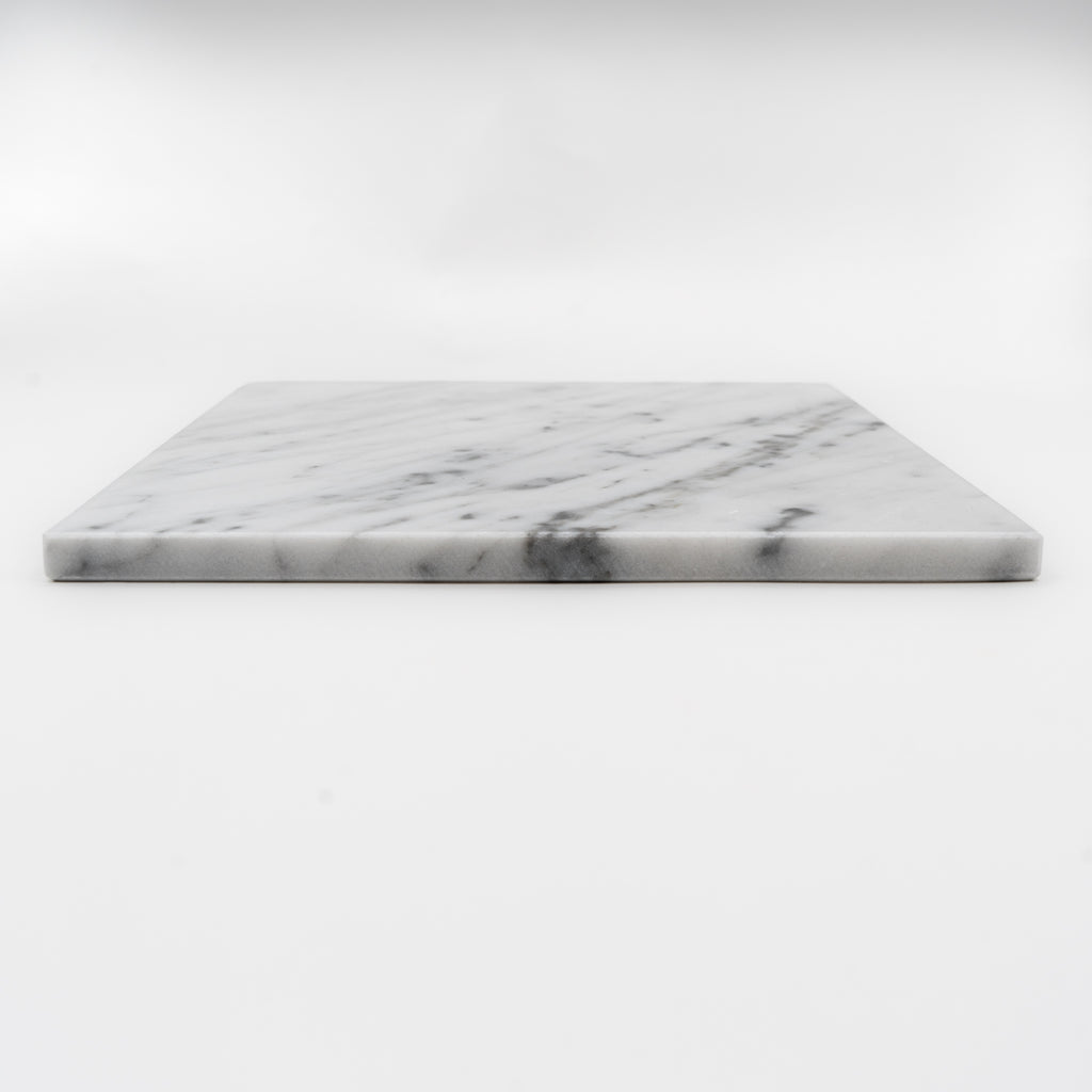 CENTROTAVOLA "ARANCIO" MARMO BIANCO DI CARRARA