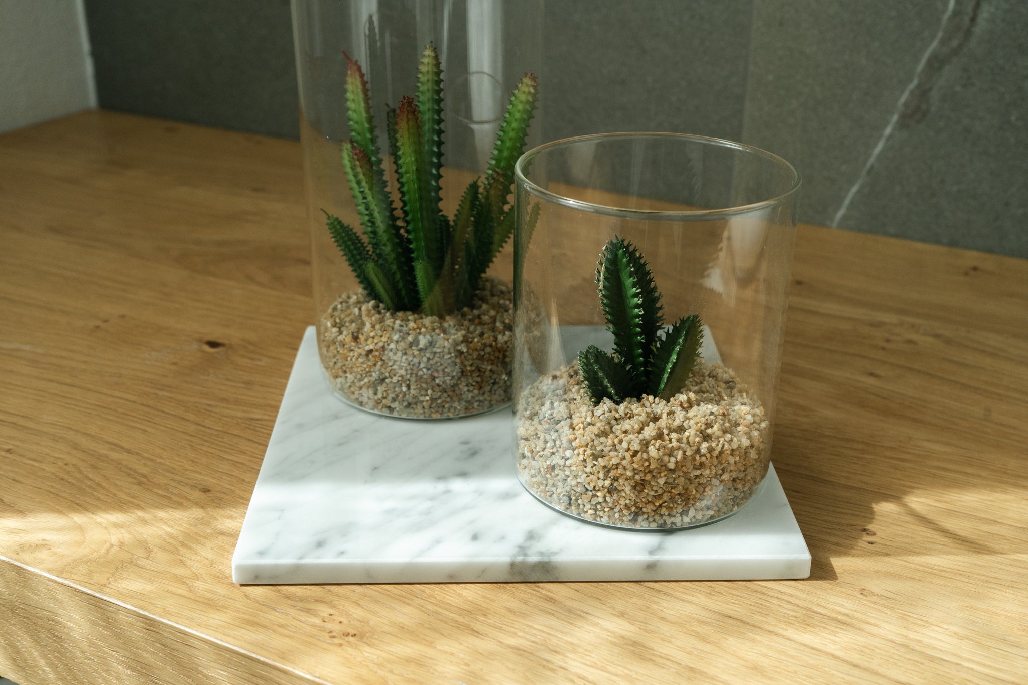 CENTROTAVOLA "ARANCIO" MARMO BIANCO DI CARRARA