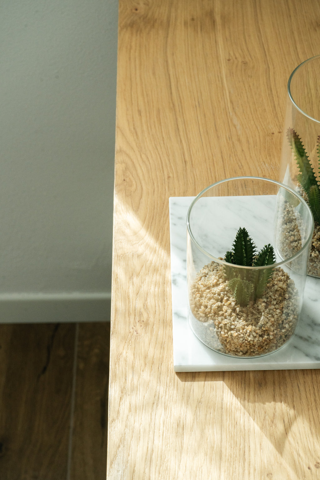 CENTROTAVOLA "ARANCIO" MARMO BIANCO DI CARRARA