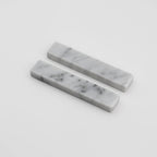 POGGIA POSATE "EUCALIPTO" (SET 2PZ) MARMO BIANCO DI CARRARA