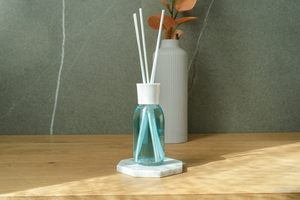 SOTTOBICCHIERE "TIGLIO" (SET 2PZ) MARMO BIANCO DI CARRARA