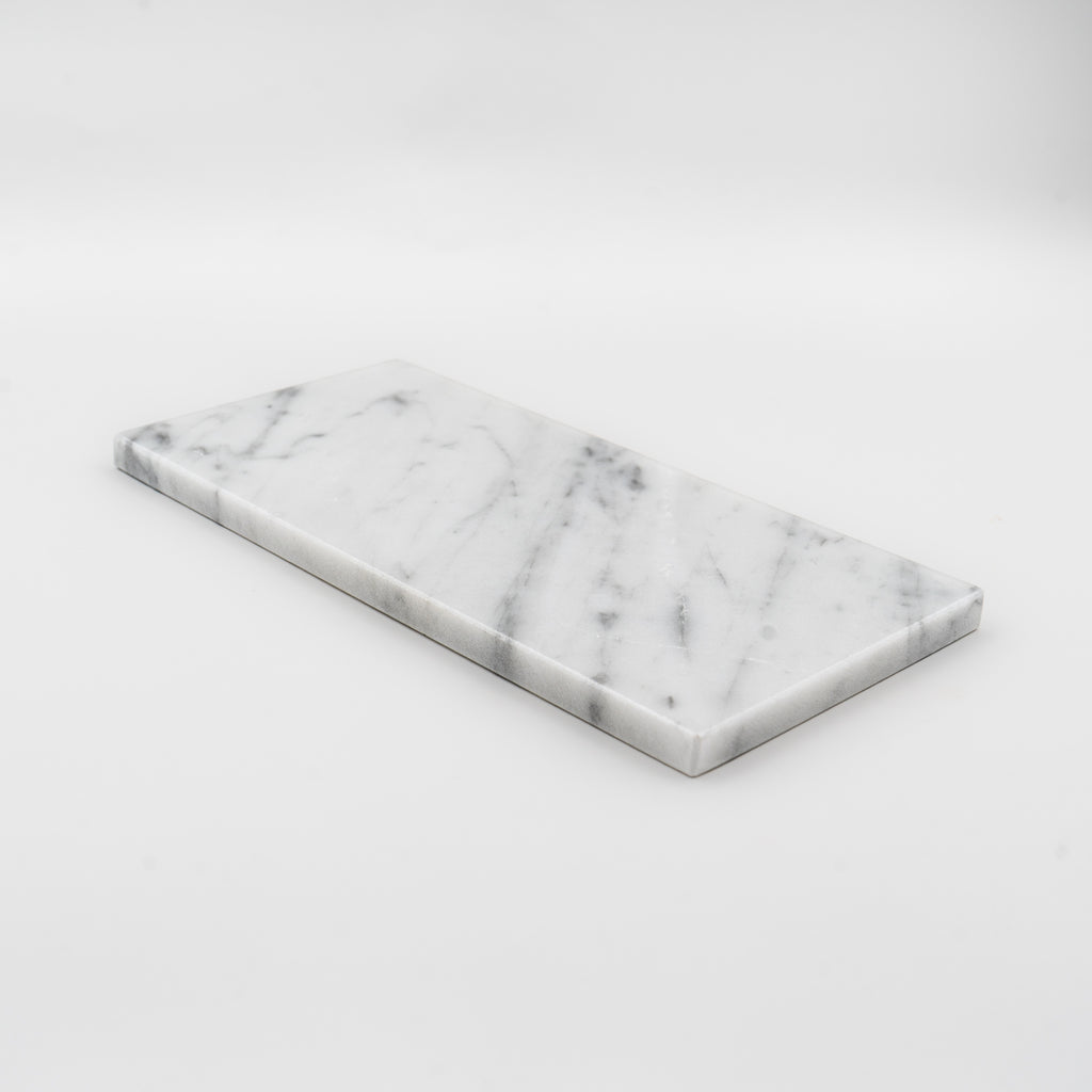 VASSOIO DA BAGNO "PINO" MARMO BIANCO DI CARRARA